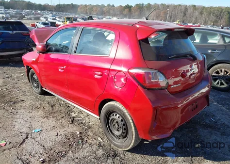 2021 Mitsubishi Mirage Carbonite Edition/Es/Le from USA, damaged, VIN ML32AUHJ1MH008113